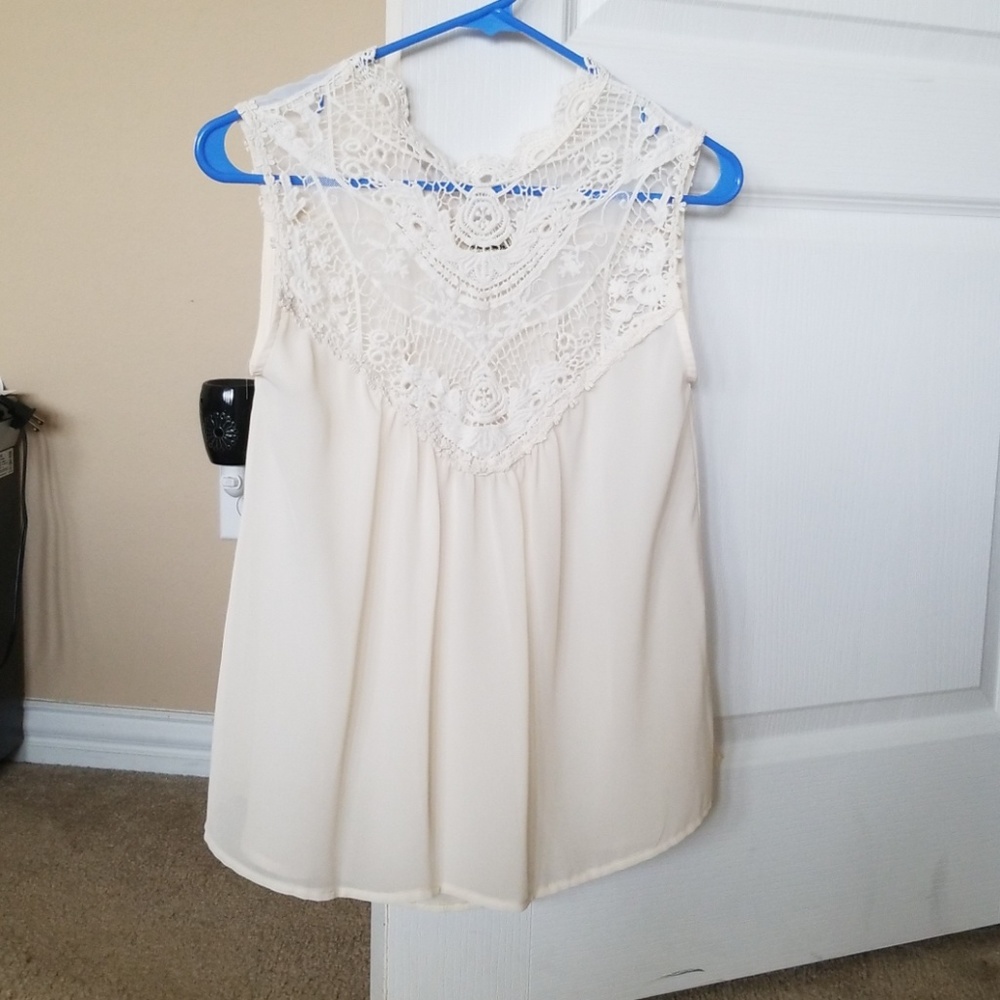 Crochet Sheer Top